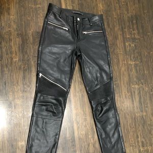 Zara leather pants